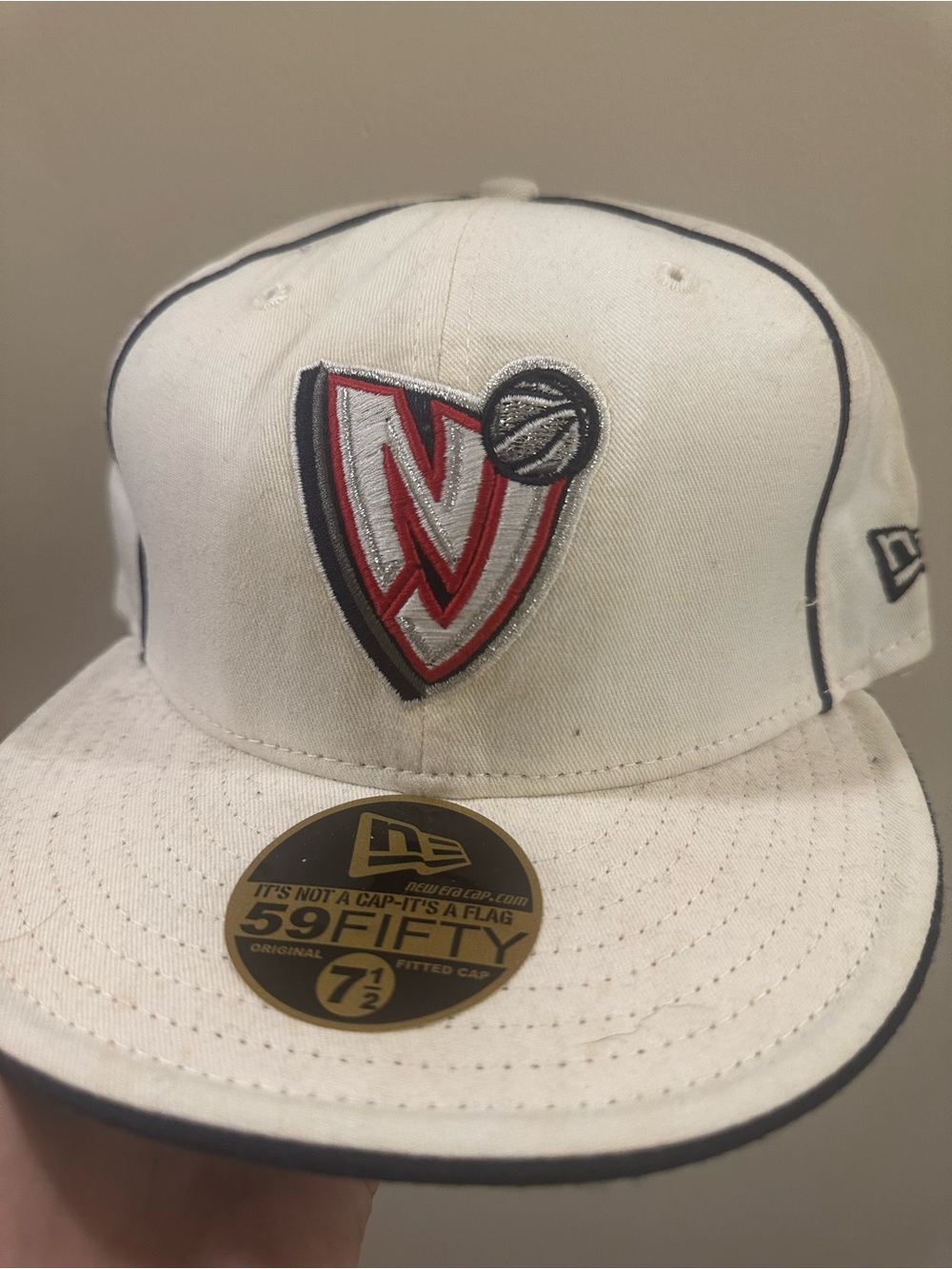 New Jersey nets vintage y2k 59FIFTY White Fitted Hat